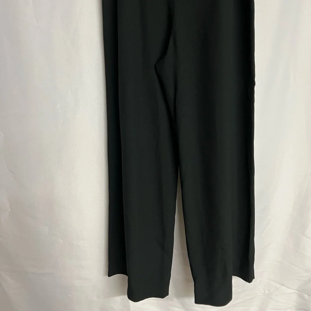 NWT Sezane Woman Black Loulou Trousers Cotton Bamboo High Waist Dress Pants 14 - Picture 7 of 15